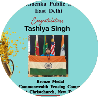 Tashiya Singh wins Bronze Medal in Commonwealth Fencing Competition